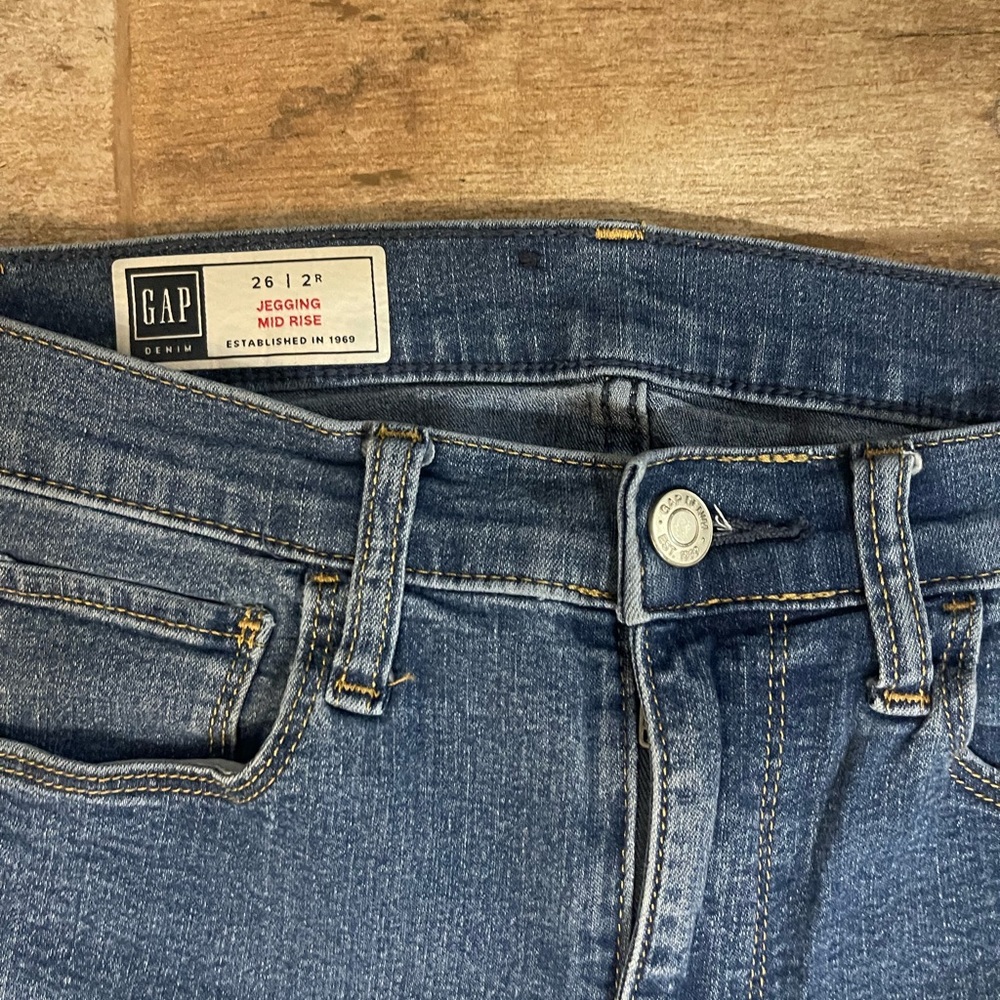 GAP Mid Rise Jegging - Blue